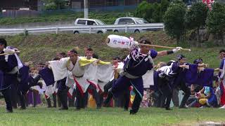 國士舞双　門入よさこい２０１７　流し　４ｋ