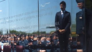 Justin Trudeau unveils Canada's newest war monument