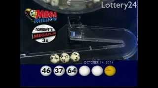 2014 10 14 Mega Millions Numbers and draw results