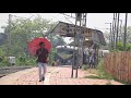 bandel naihati local smoothly passing jubilee bridge u0026 departing garifa railway station