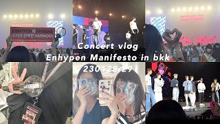 [concert vlog] Enhypen Manifesto in Bangkok 28-290123 vipL #엔진로그  #enhypen