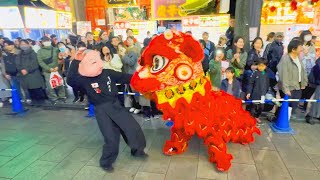 旧正月で賑わう横浜中華街 !!!【横浜春節祭】W祈願獅子舞