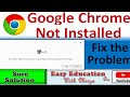 the installer failed to uncompress archive google chrome | How to fix cannot install Google Chrome
