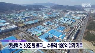 생산액 첫 60조 원 돌파... 수출액 180억 달러 기록 (2024.03.17/뉴스데스크/MBC경남)