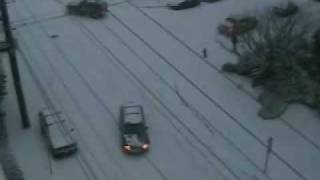 Original Portland Snow Car Crashes 2007