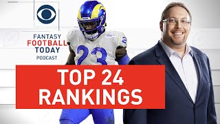 Top 24 RANKINGS Countdown: Debating the First Two Rounds | 2021 Fantasy Football Advice