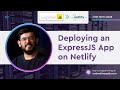 Deploying an ExpressJS App on Netlify | Code With Aquib