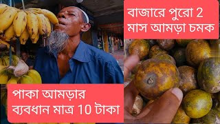 পাকা আমড়া আর কাঁচা আমড়ার ব্যবধান মাত্র 10 টাকা। বাজারে পুরো দুই মাস আমড়ার চমক। paka Amra price.