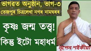 1 May -22,কৃষ্ণ জন্ম তত্ত্ব, কিন্তু ইটো মহাধৰ্ম। নৃপেন শ‌ইকীয়া।