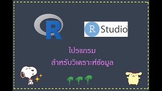 การใช้งานโปรแกรม R เบื้องต้น