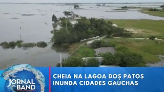 Água recua em algumas cidades do sul gaúcho, mas inunda municípios menores | Jornal da Band