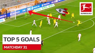 Top 5 Goals • Haaland, Haidara & More | Matchday 31 - 2020/21