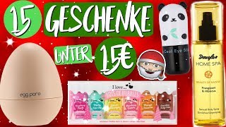 15 UNGEWÖHNLICHE \u0026 GENIALE GESCHENK IDEEN unter 15€, die jeder lieben wird!