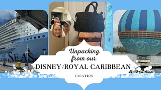 Unpacking from Our Disney/Royal Caribbean Vacation, How Did I Do?