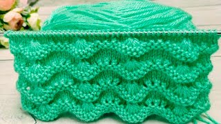 बहुत आसान बुनाई डिजाइन | Very Easy Knitting Pattern For cardigan/Scarf/sweater & baby sweaterl