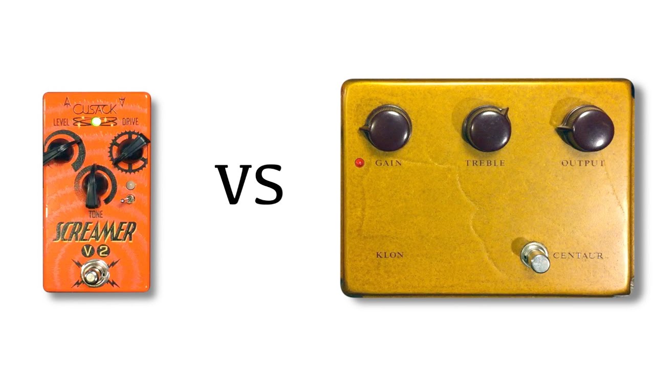 Cusack Screamer V2 Vs Klon Centaur - YouTube