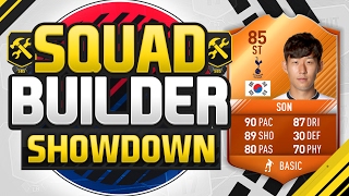 FIFA 17 SQUAD BUILDER SHOWDOWN!!! MOTM STRIKER SON!!! Position Changed Striker Son Squad Duel