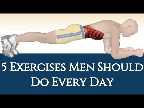 5 Exercises Men Should Do Every Day [KEEP YOURSELF IN SHAPE] | Best Exercises for Men | NO GYM!