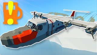 PLANE RUNS OUT OF FUEL IN ARCTIC! - Stormworks Multiplayer Gameplay - Arctic Plane Survival