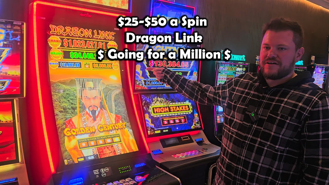 When 1 Million Dragon Link Gives You A Insane Bonus 25 50 Spin