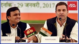 Rahul Gandhi \u0026 Akhilesh Yadav Address Joint Rally In Uttar Pradesh