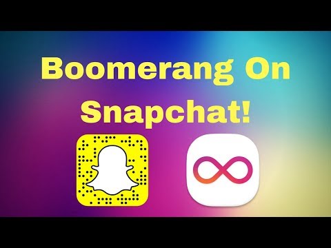 Snapchat: How To Get Boomerang Video (Hack) Snapchat: How To Get Boomerang Video (Hack)