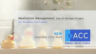 Medication Management: Use of Syringe Drivers