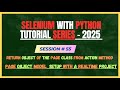 55. Return object of Page class from action method | Framework Design | Selenium - Python Tutorial