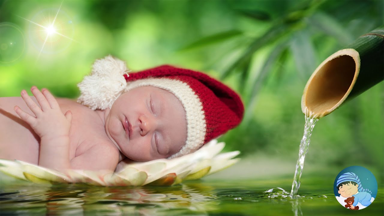 Baby Sleeps Music With Water Sound White Noise 10 Hours Bedtime