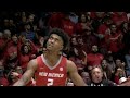 highlights lobos dominate aggies 106 62 12 2 23