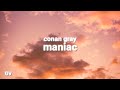 Conan Gray - Maniac (Lyrics) - tell all of your friends that i'm crazy