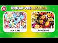 would you rather sweets and candy 🍫😋 quiz galaxy