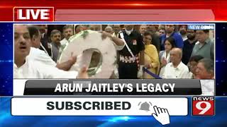 Rajnath singh pays tribute to Jaitley