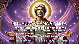 Ritual de Transmutação com a Chama Violeta, com Saint Germaint, Kuan Yin e a energia do Monte Shasta