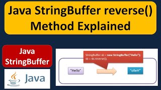 Java StringBuffer reverse() Method Explained | Java Tutorial