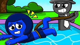 ¡BLACK OBLIGA A JEVIN ENTRAR EN LA PISCINA! 😱😨| INCREDIBOX SPRUNKI