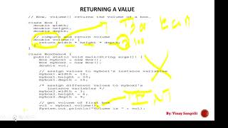 Java Programming Language - Return and Parameterized Methods.