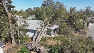 Raw video: Augusta, Georgia Hurricane Helene damage