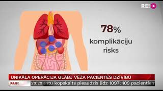 Unikāla operācija glābj vēža pacientes dzīvību