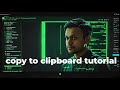 How to copy text on clipboard using javascript or typescript