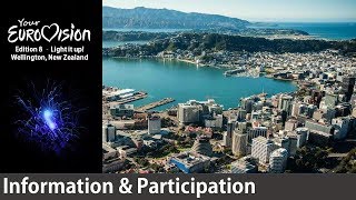 INFO & PARTICIPATING (CLOSED) | Your Eurovision #8 | Wellington, New Zealand