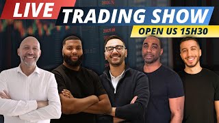 LIVE SP500 NQ depuis la salle des marchés !!