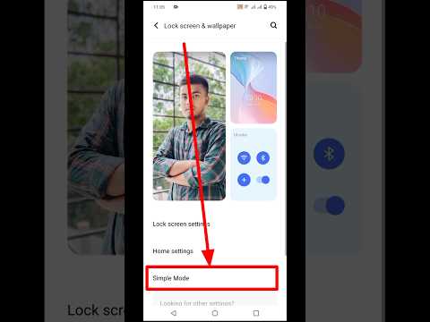 Cómo cambiar al modo simple en Android #simplemode #androidsettings #settings