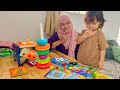 al fateh with ibu shopping for spaghetti cook | 23 months