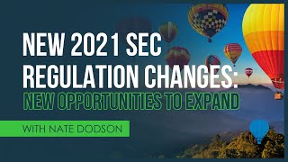 New 2021 SEC Regulation Changes