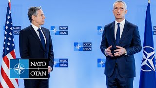 NATO Secretary General with 🇺🇸 US Secretary of State Antony J. Blinken, 04 APR 2023