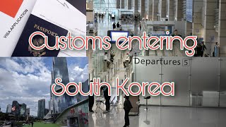 Customs process in South Korea July 2021