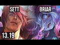 SETT vs BRIAR (TOP) | Dominating, 8/2/2 | NA Master | 13.19