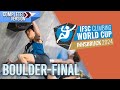 IFSC Innsbruck Bouldering worldcup 2024 - Final MEN │Full replay