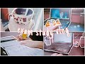 Exam study vlog |  Aesthetic vlog | lots of studying and eating 📝